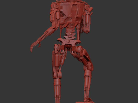 T-800 Terminator 2 Judgment Day V3 High Detal 3Dプリントモデル