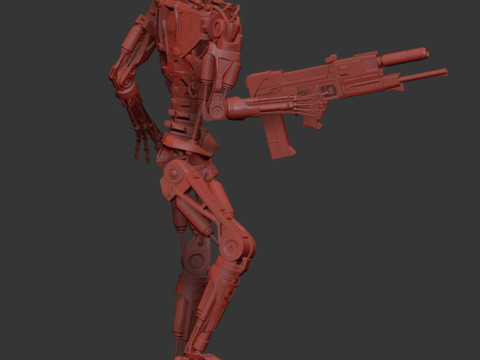 T-800 Terminator 2 Judgment Day V3 High Detal 3Dプリントモデル