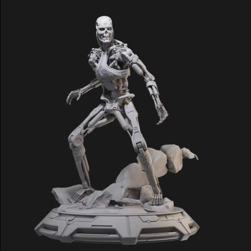 Terminator T-800 Endoskeleton T1 V2 3D-printmodel .c4d .max .obj .3ds .fbx .stl .blend