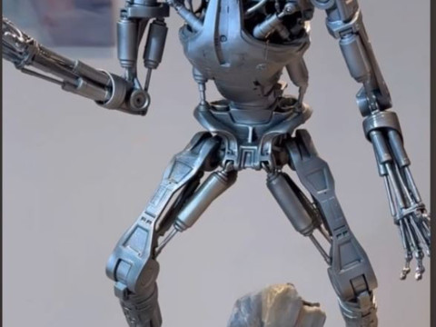 Terminator T-800 Endoskeleton T1 V2 3D-printmodel