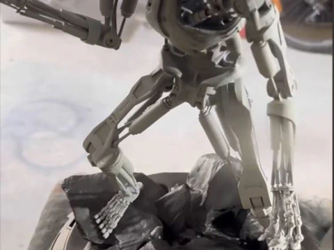 Terminator T-800 Endoskeleton T1 V2 3D Print Model