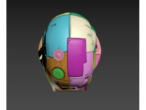 R&eacute;plica T-800 Skull Terminator 2 do Dia do Julgamento V3 Modelo de Impressão 3D