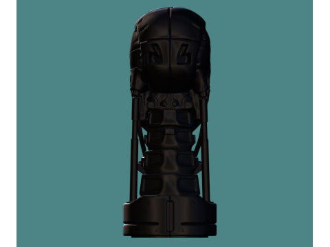T-800 Skull Terminator 2 Judgment Day V3 Replica 3D प्रिंट मॉडल