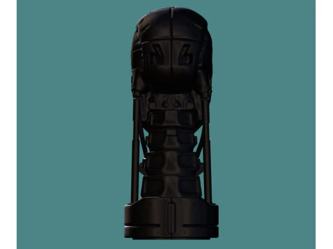 R&eacute;plica T-800 Skull Terminator 2 do Dia do Julgamento V3 Modelo de Impressão 3D