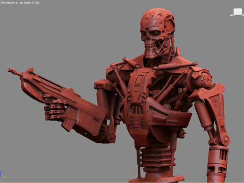 Salvaci&oacute;n del exterminador T-600 Modelo de impresión 3D