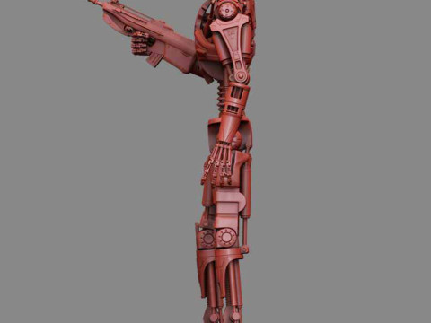 T-600 Terminator Salvation Model Cetak 3D
