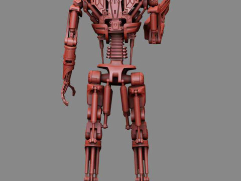 T-600 Terminator Salvation Model Cetak 3D