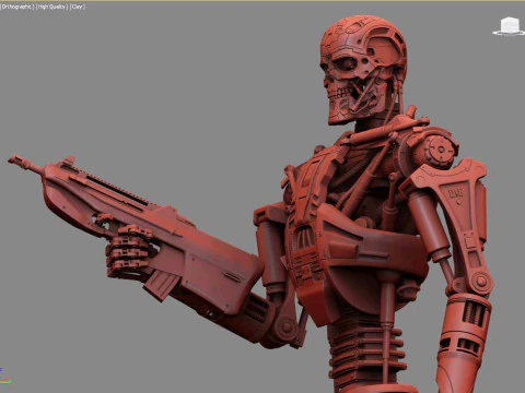 T-600 Terminator Salvation 3D Print Model