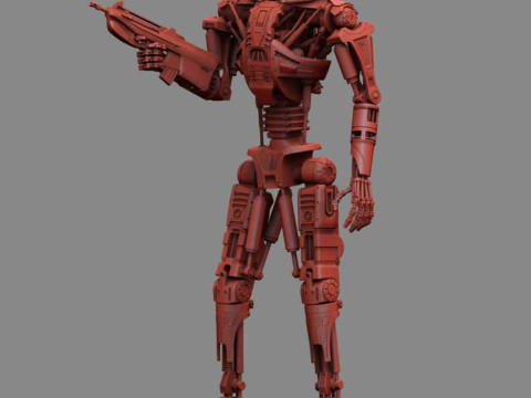 T-600 Terminator Salvation Model Cetak 3D