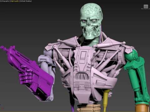 T-600 Terminator Salvation 3D Print Model
