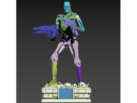Terminator T-800 Endoskeleton 3D Принт Модель
