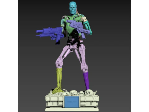 Terminator T-800 Endoskeleton 3D Print Model