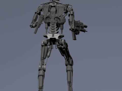 Terminator T-800 Endoskeleton 3D Print Model