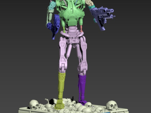 Terminator T-800 Endoskeleton 3D Принт Модель