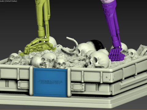 Terminator T-800 Endoskeleton 3D Print Model