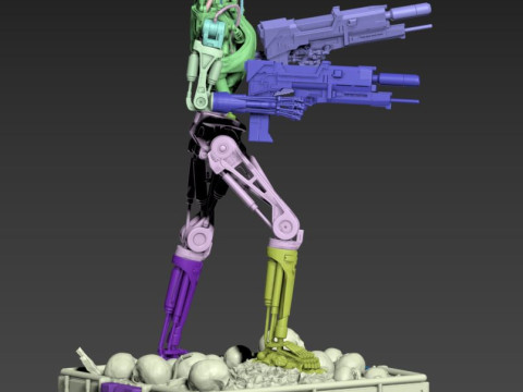 Terminator T-800 Endoskeleton 3D Принт Модель