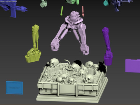 Terminator T-800 Endoskeleton 3D Принт Модель