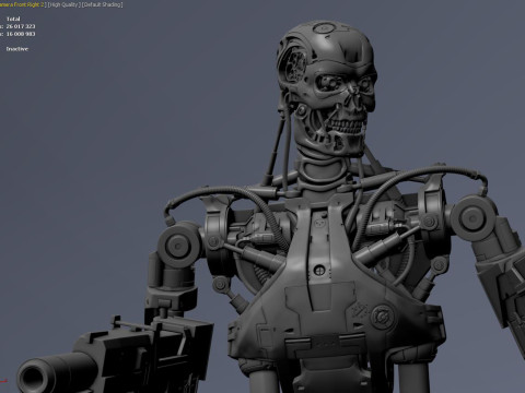 Terminator T-800 Endoskeleton 3D Принт Модель