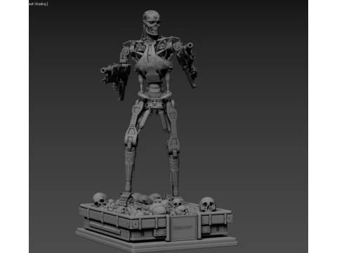 Terminator T-800 Endoskeleton 3D Print Model