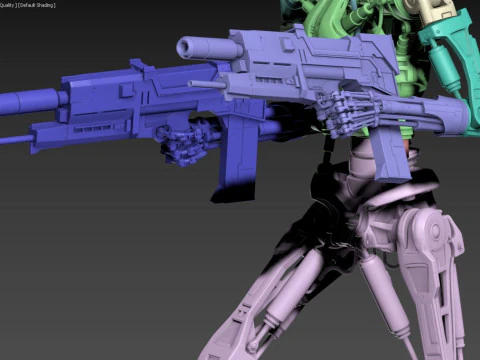 Terminator T-800 Endoskeleton 3D Print Model