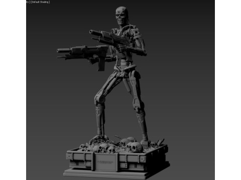 Terminator T-800 Endoskeleton 3D Принт Модель