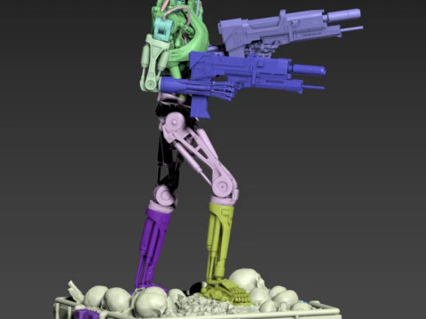 Terminator T-800 Endoskeleton 3D Print Model
