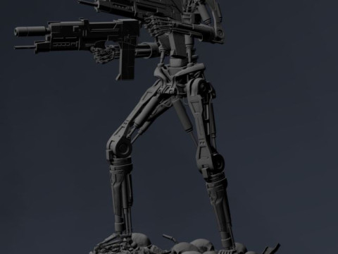 Terminator T-800 Endoskeleton 3D Принт Модель