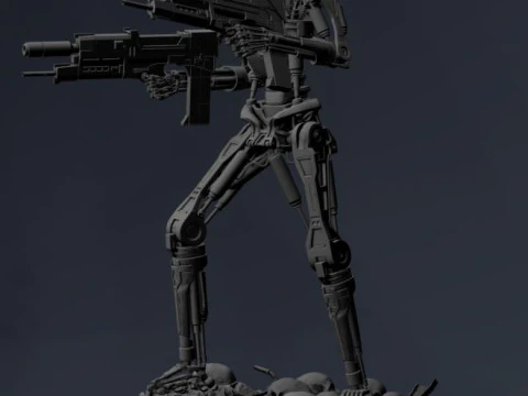 Terminator T-800 Endoskeleton 3D Print Model