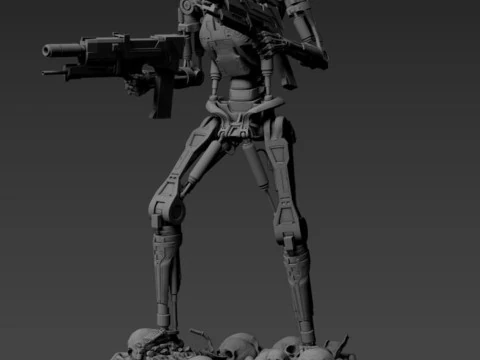 Terminator T-800 Endoskeleton 3D Print Model