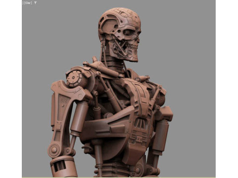 T-600 Terminator Salvation V2 3D Print Model