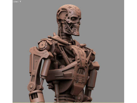 T-600 Terminator Salvaci&oacute;n V2 Modelo de impresión 3D