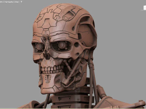 T-600 Terminator Salvation V2 3D Print Model