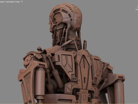 T-600 Terminator Salvation V2 3D Print Model