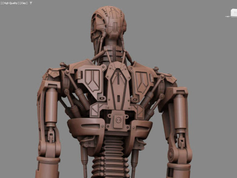 T-600 Terminator Salvation V2 3D-printmodel