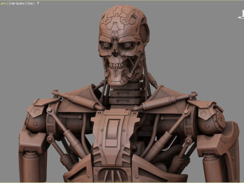T-600 Terminator Salvation V2 3D-printmodel