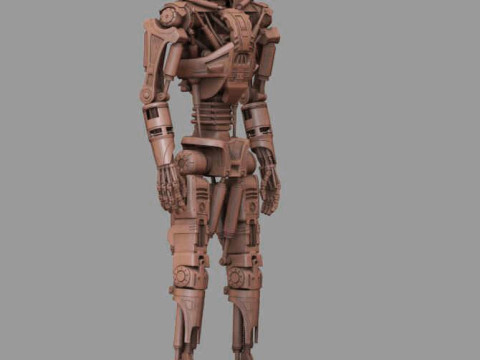 T-600 Terminator Salvation V2 3D-printmodel