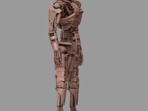 T-600 Terminator Salvation V2 3D Print Model
