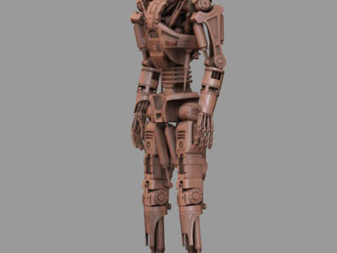 T-600 Terminator Salvation V2 3D-printmodel