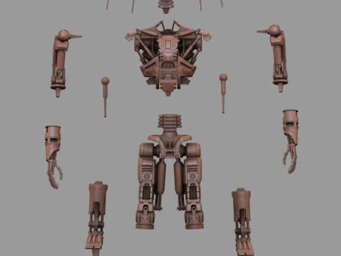 T-600 Terminator Salvation V2 3D Print Model