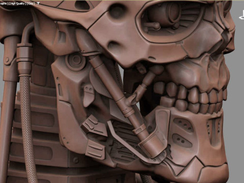 T-600 Terminator Salvation V2 3D-printmodel