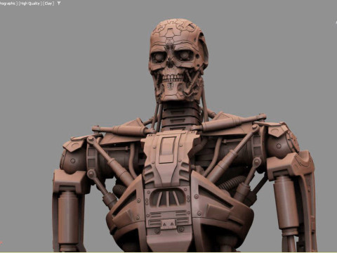 T-600 Terminator Salvation V2 3D-printmodel