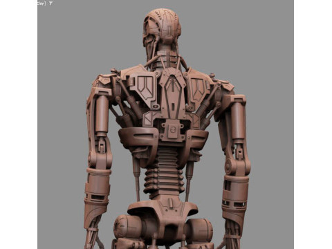 T-600 Terminator Salvation V2 3D-printmodel