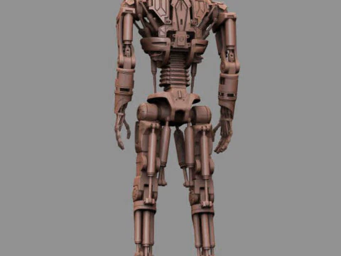 T-600 Terminator Salvation V2 3D Print Model