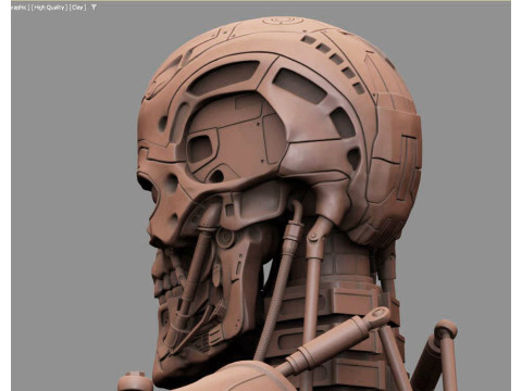 T-600 Terminator Salvation V2 3D-printmodel