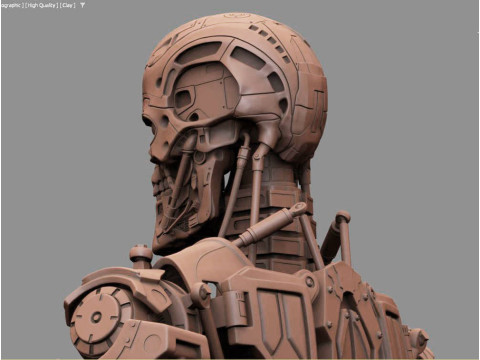 T-600 Terminator Salvation V2 3D-printmodel