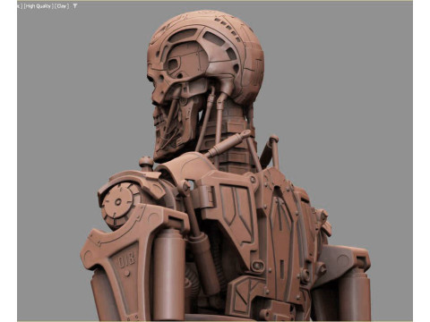 T-600 Terminator Salvation V2 3D-printmodel