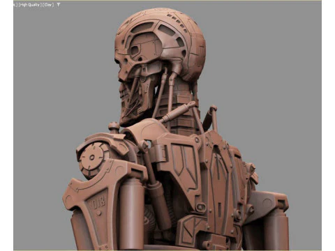 T-600 Terminator Salvation V2 3D Print Model