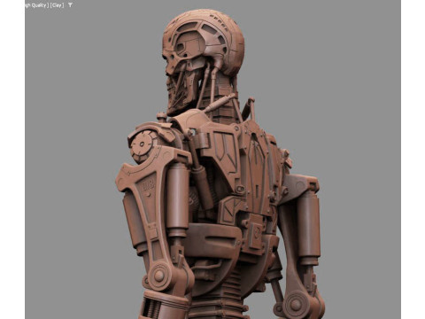 T-600 Terminator Salvation V2 3D-printmodel