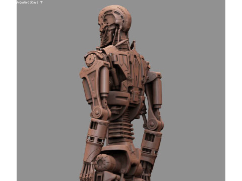T-600 Terminator Salvation V2 3D-printmodel