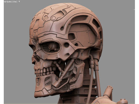 T-600 Terminator Salvation V2 3D-printmodel